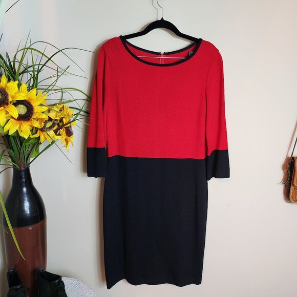 Vintage St. John colorblock dress - Picture 4 of 7
